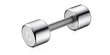 ROTATION HANDLE CHROME DUMBBELLS